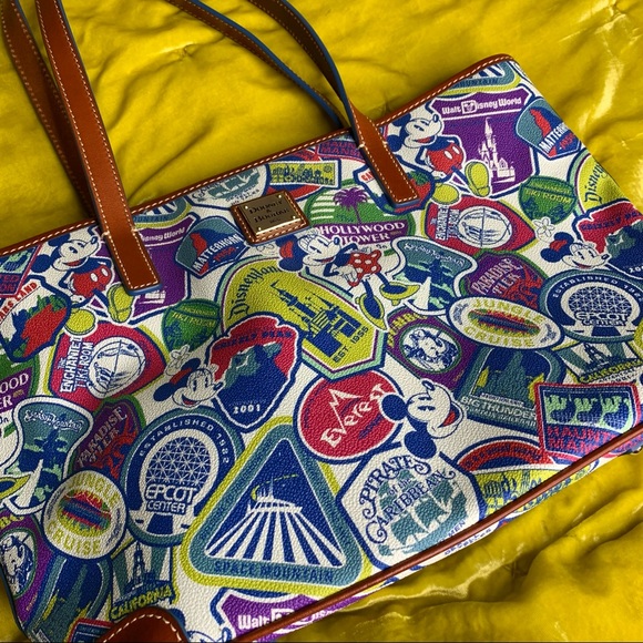 Disney Parks Icons Attractions Dooney & Bourke bag - Picture 2 of 6